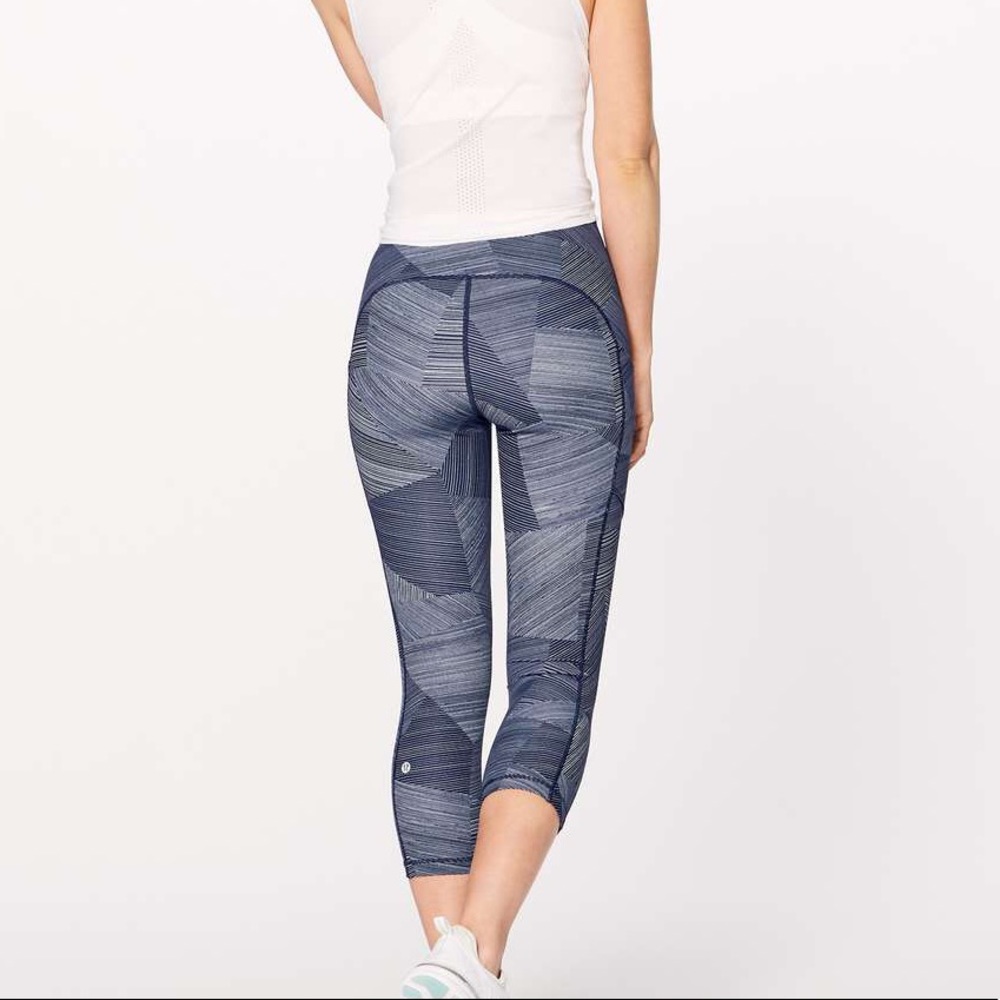 Lululemon Speed Up Crop - Etch Hail